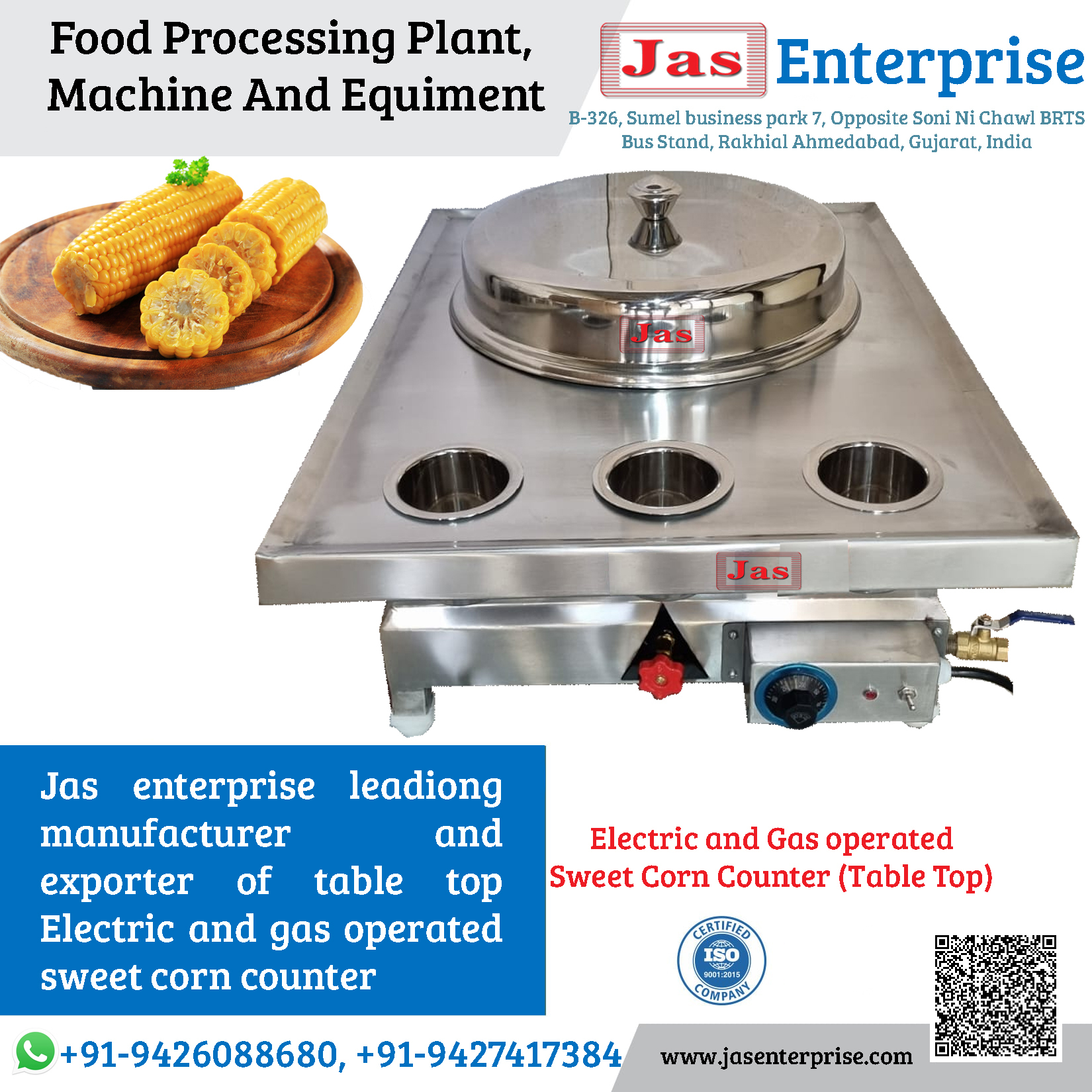 Sweet Corn Counter - Color: Silver