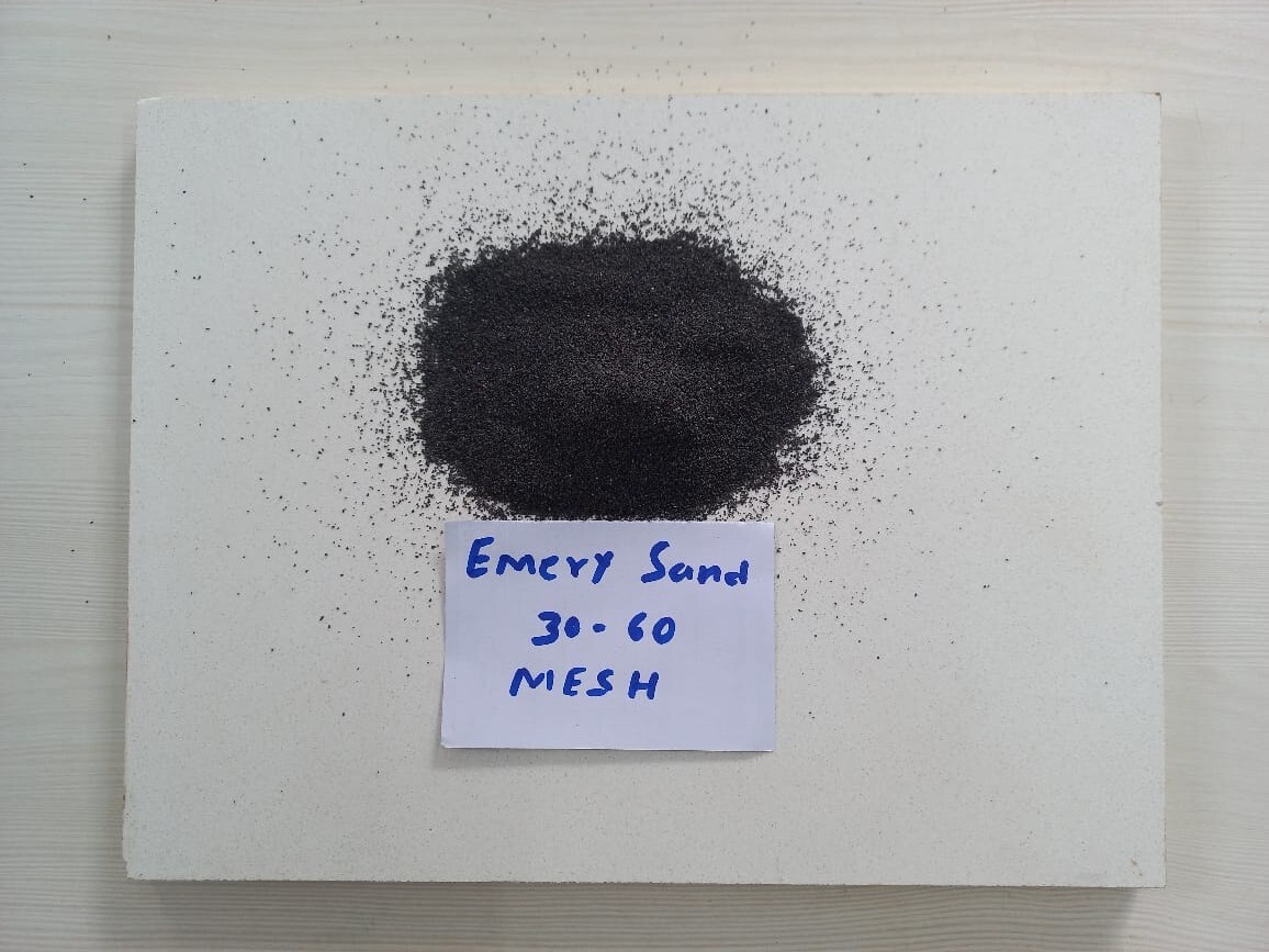 Industrial Fine 30-60 Emery Sand And Powder For Water Jet Cutting And Industrial Machinery Used Abrasive