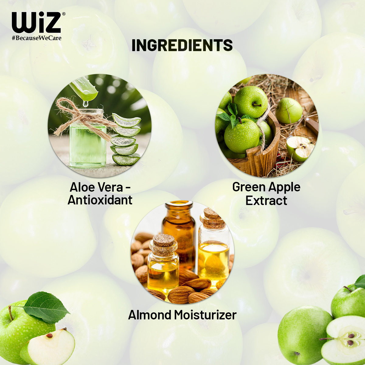 Wiz Hand & Body Wash - 900ml Plastic Dispenser Bottle | Rich Lather, Paraben Free, Refreshing Fragrance