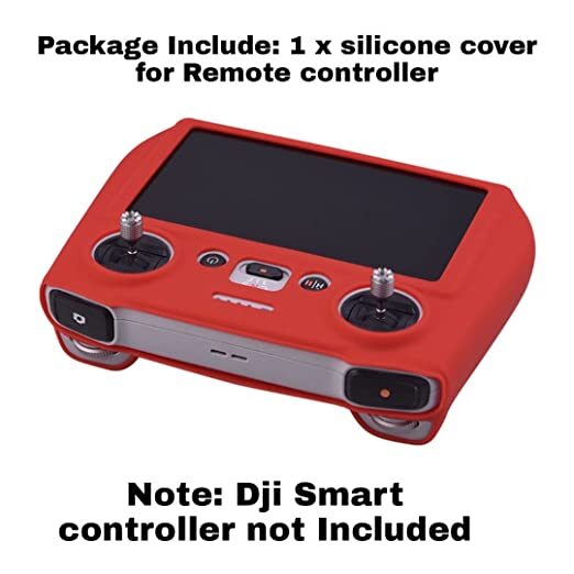 Red Silicone Cover For Dji Mini 3 Pro Smart Rc Remote Controller Cover Accessories