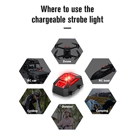 Strobe Light Compatible With Dji Mavic - Color: Different Available