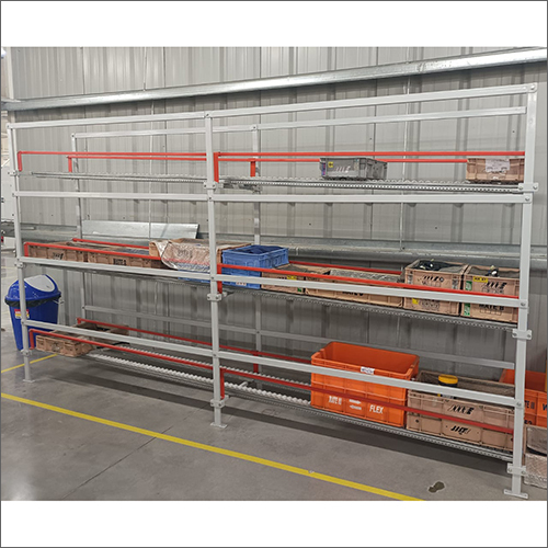 फीफो स्टोरेज रैक एप्लीकेशन: औद्योगिक