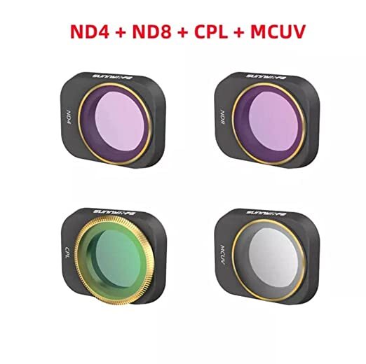 Filters Nd 4 In 1 Mix Set For Dji Mini 3 Pro Nd Filters Mcuv/cpl/nd4nd8 Filters Accessories (Filters 4 In 1(mix) Set)