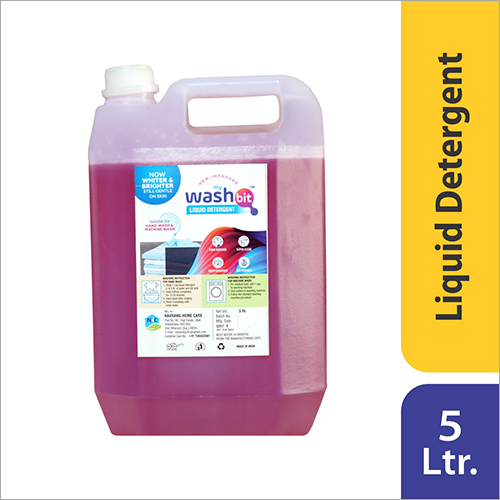 Liquid Detergent - 5 Litre Eco-friendly Formula | Fresh Fragrance, Super Softness For Apparel