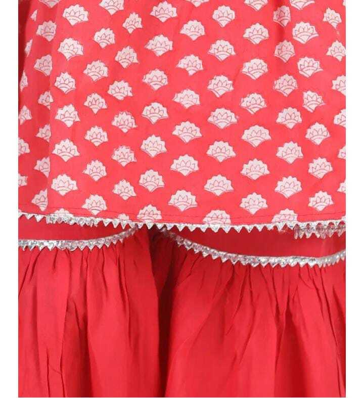 Girls Sharara Suit Age Group: 2/3 To 9/10