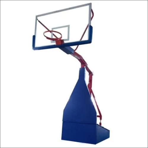 Blue Movable Basketball Post