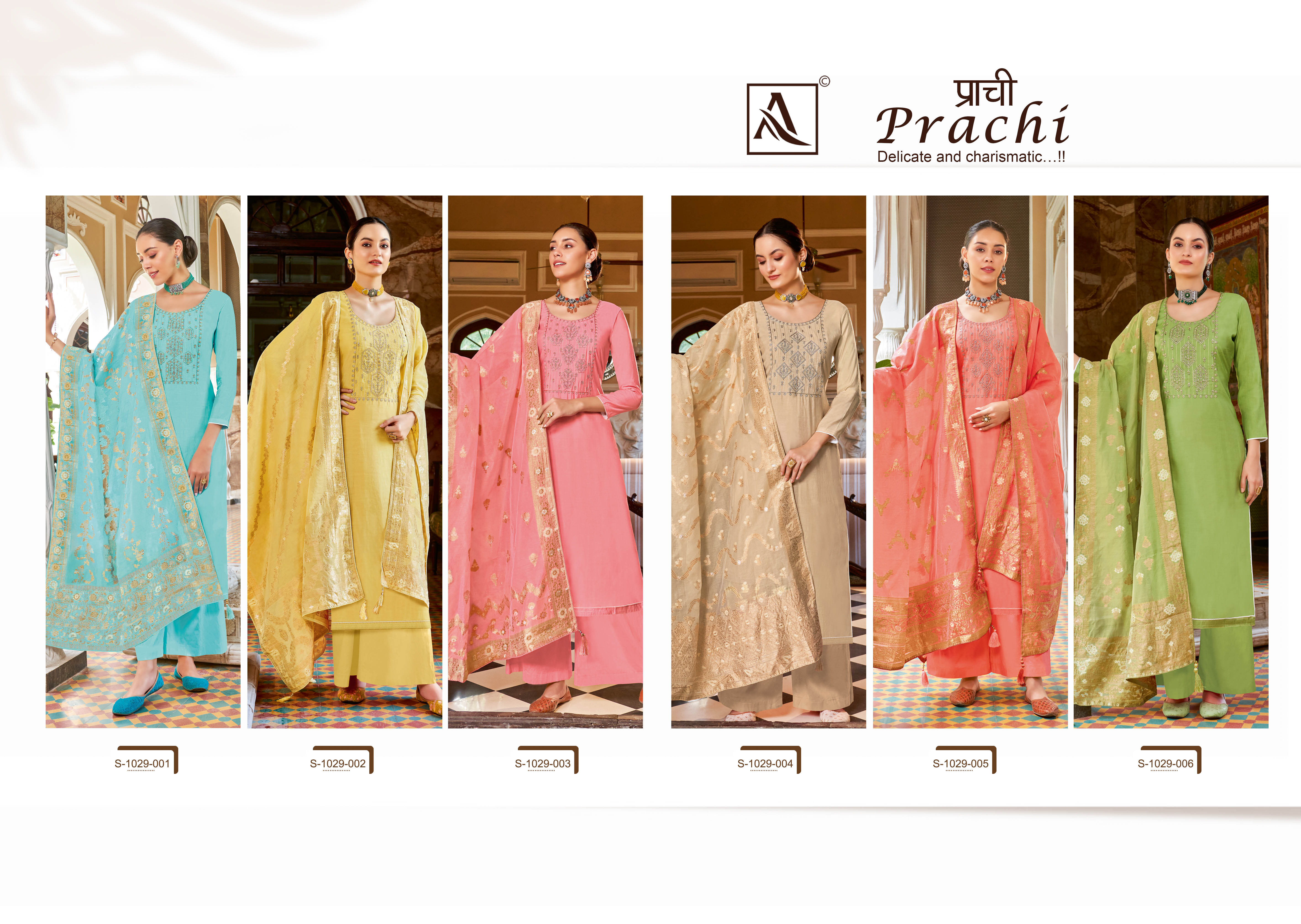 Indian Viscose Silk Dyed With Embroidery