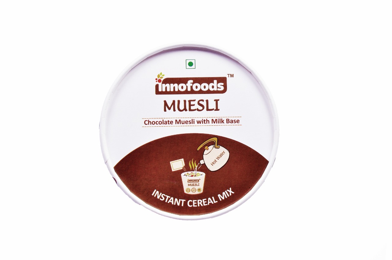 Chocolate Muesli With Milk Base - Hot Water Soluble Powder, Good Quality Taste | Ideal For Home And Commercial Use