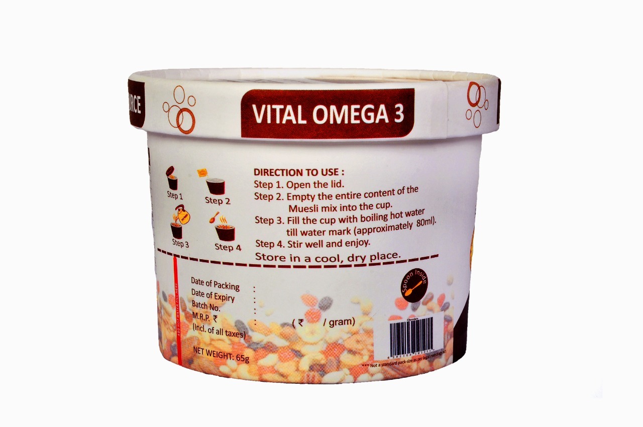 Chocolate Muesli With Milk Base - Hot Water Soluble Powder, Good Quality Taste | Ideal For Home And Commercial Use