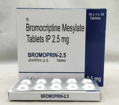 Bromocriptine Tablets - 2.5MG Mesylate | Treats Amenorrhea, Excess Prolactin, and Abnormal Milk Production in Men and Women