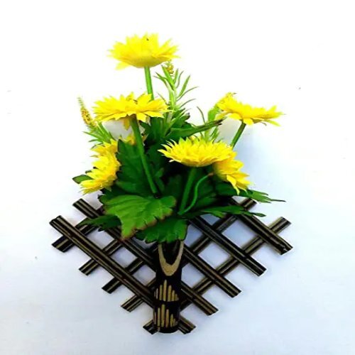 Bamboo Craft Wall Hanging Flower Vase