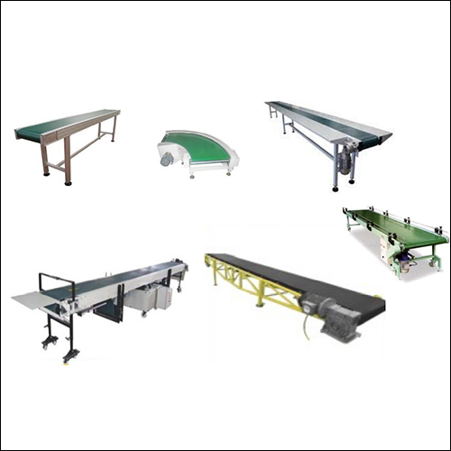 Flat Belt Conveyor - New, Gray, Hydraulic Power Source | Durable, Strong, Easy to Operate, Energy Efficient