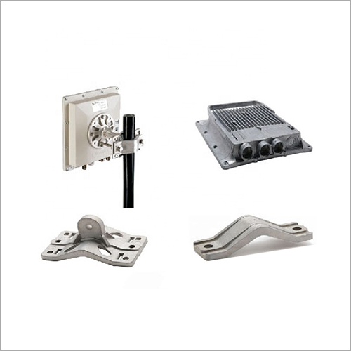 सिल्वर कस्टम फाउंड्री एल्युमिनियम डाई कास्टिंग सर्विसेज टेलीकॉम पार्ट्स एनक्लोजर