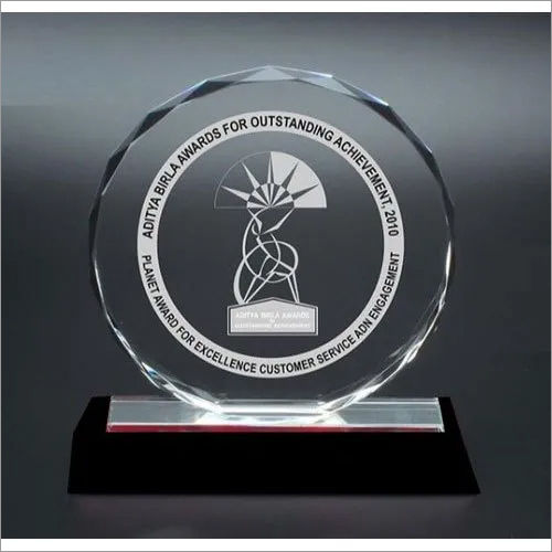 Office Crystal Plaque - Size: Different Available