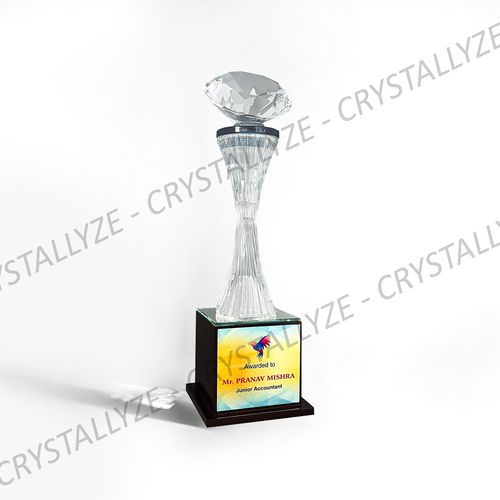 Crystal Office Award Trophy