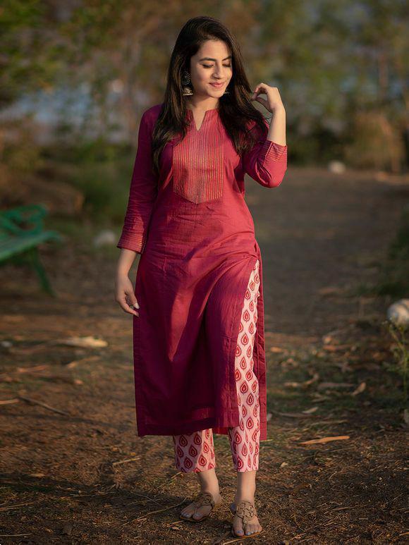 Indian Set Kurti And Palazo