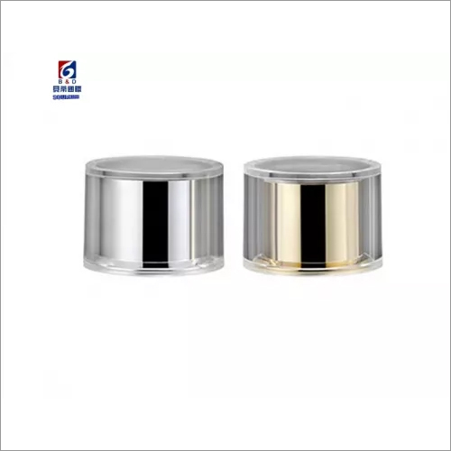 सिल्वर डबल लेयर प्लास्टिक कवर कैप