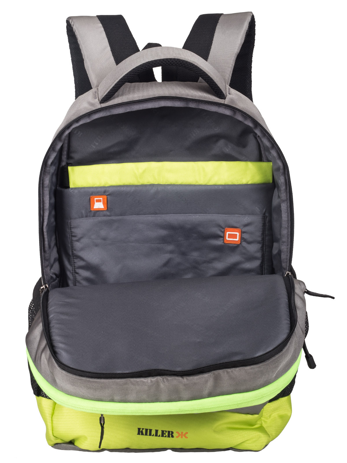 Black/grey/navy Trendy Laptop Backpack For 15.6-inch Laptop