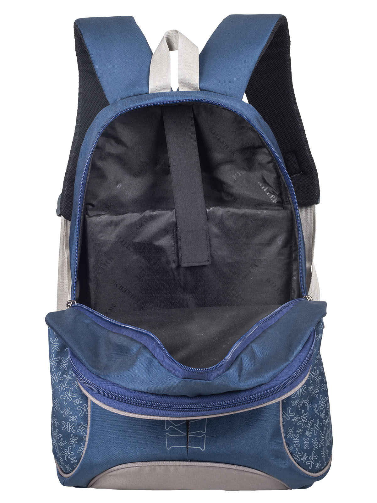 Black/grey/navy Blue Casual Backpack For Boys