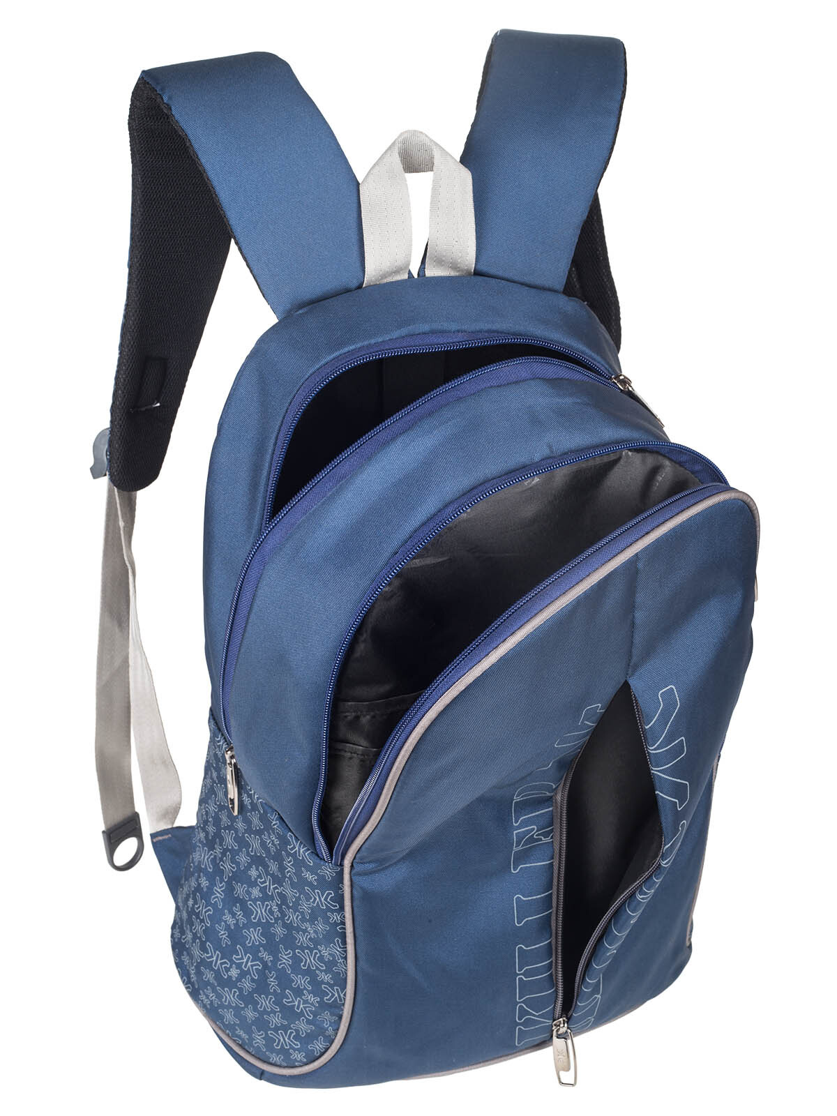 Black/grey/navy Blue Casual Backpack For Boys