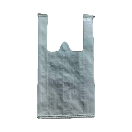 व्हाइट पीपी कैरी बैग