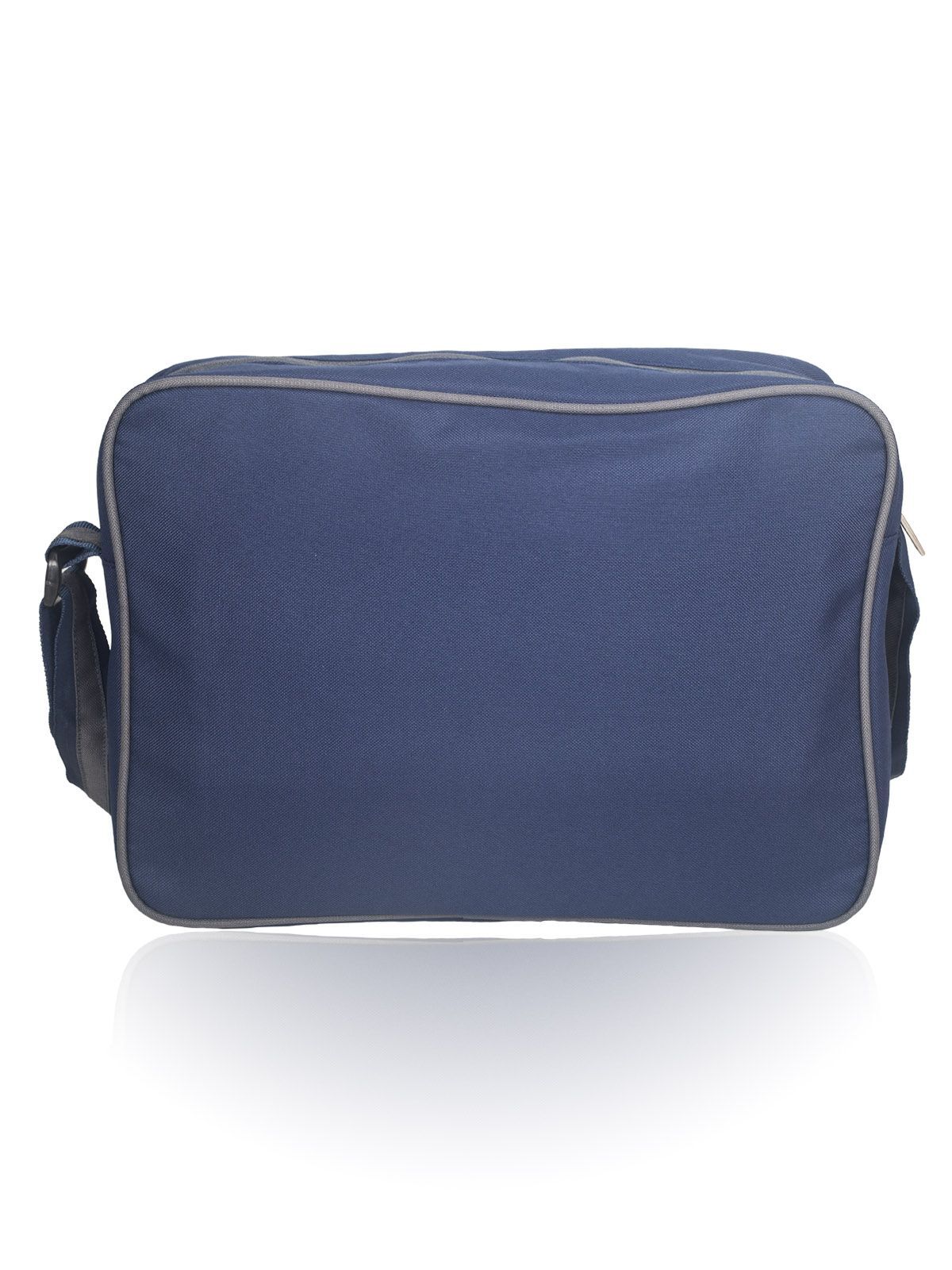 Trendy Pu Messenger Bag - Other Material, 13.75x10.5x4 Inches [Hxwxd], Navy/black | Stylish Sling Bag, Moisture Proof, Zipper Top, Customized Design, Size, Color, Logo, Weight