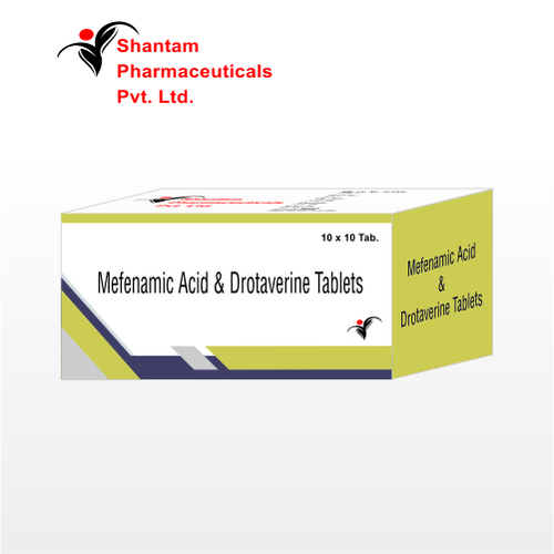 Mefenamic Acid And Drotaverine Tablets Keep Dry & Cool Place