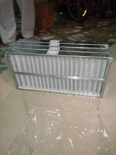 AHU Pre Filter - Galvanized Steel & SS304, 20x15x6 Inches, White | High Dust Holding Capacity, Washable, Low Pressure Drop