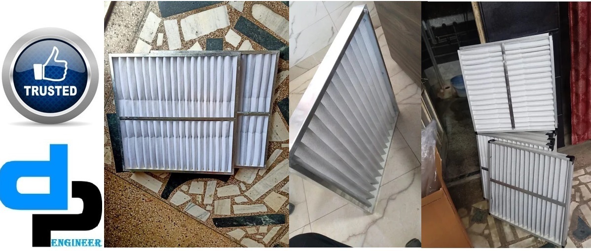 Ahu Pre Filters - Galvanized Steel, Aluminum Anodized, Ss304, 20x15x6 Inches | High Performance Air Filtration, Washable Micro Fiber Media, Suitable For Pharmaceuticals And Hospitals