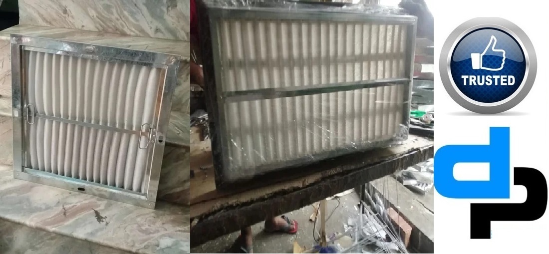 Ahu Pre Filters - Galvanized Steel, Aluminum Anodized, Ss304, 20x15x6 Inches | High Performance Air Filtration, Washable Micro Fiber Media, Suitable For Pharmaceuticals And Hospitals