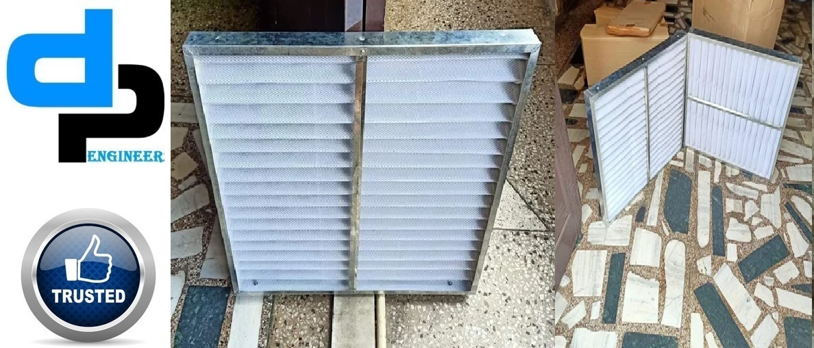 Ahu Pre Filters - Galvanized Steel, Aluminum Anodized, Ss304, 20x15x6 Inches | High Performance Air Filtration, Washable Micro Fiber Media, Suitable For Pharmaceuticals And Hospitals