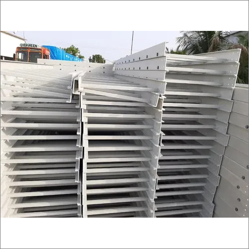 FRP Ladder Cable Tray - FRP Material, Pre Galvanized Finish | Heavy Duty Support for High Volume Cabling, Ventilation & Natural Lighting