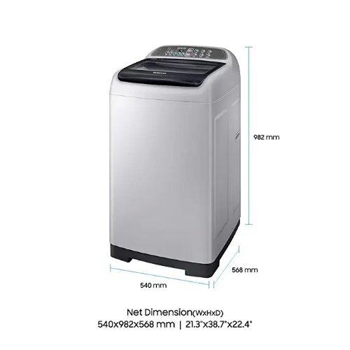 Imperial Silver Samsung Top Loading Washing Machine