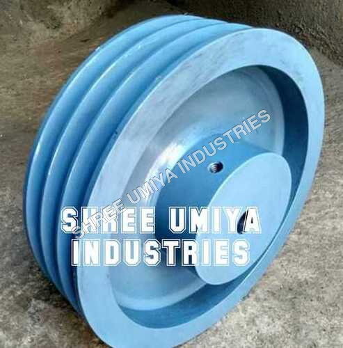 Transmission Pulley - 10 X 3 X C | Ad Grey & Blue, Industrial Use