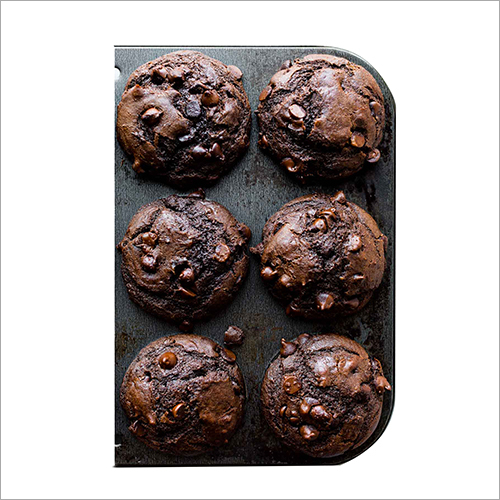 Chocolate Muffins - Eggless, Sweet Flavor, Filled with Cream | Rich Chocolate Coating, Durable for Sweet Alternatives
