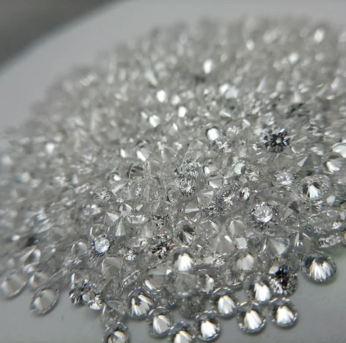 Melee Cvd Hpht Lab Grown Diamonds Vvs Vs Round Excellent Cut Loose Synthetic Diamond Diamond Carat: As Per Requirement Carat