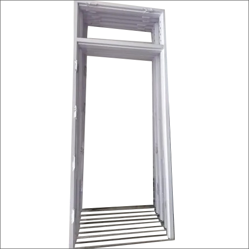 MS White Rectangular Door Frame - Stainless Steel, Customized Size, Powder Coated Surface Finishing | Modern Design, Corrosion Resistant