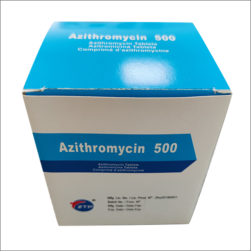 Azithromycin Tablets - 500mg, Macrolide Antibiotic For Diverse Bacterial Infections, Quick Results & Safe Usage