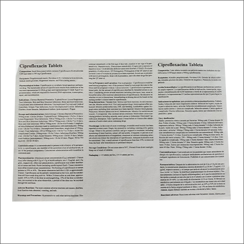 500mg Ciprofloxacin Tablets General Medicines
