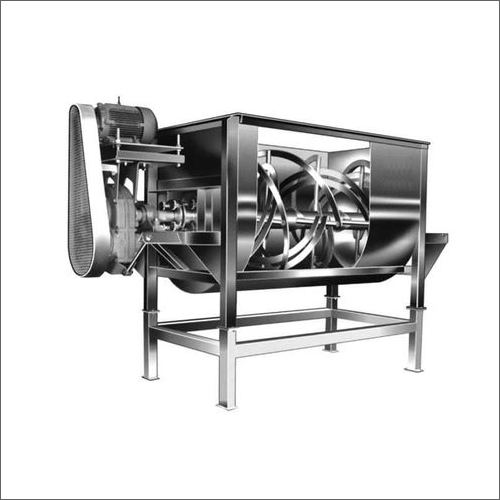 Ribbon Blender - Stainless Steel, Round Tank | Semi-Automatic, Air Cooling, Low Shear Solid Mixing