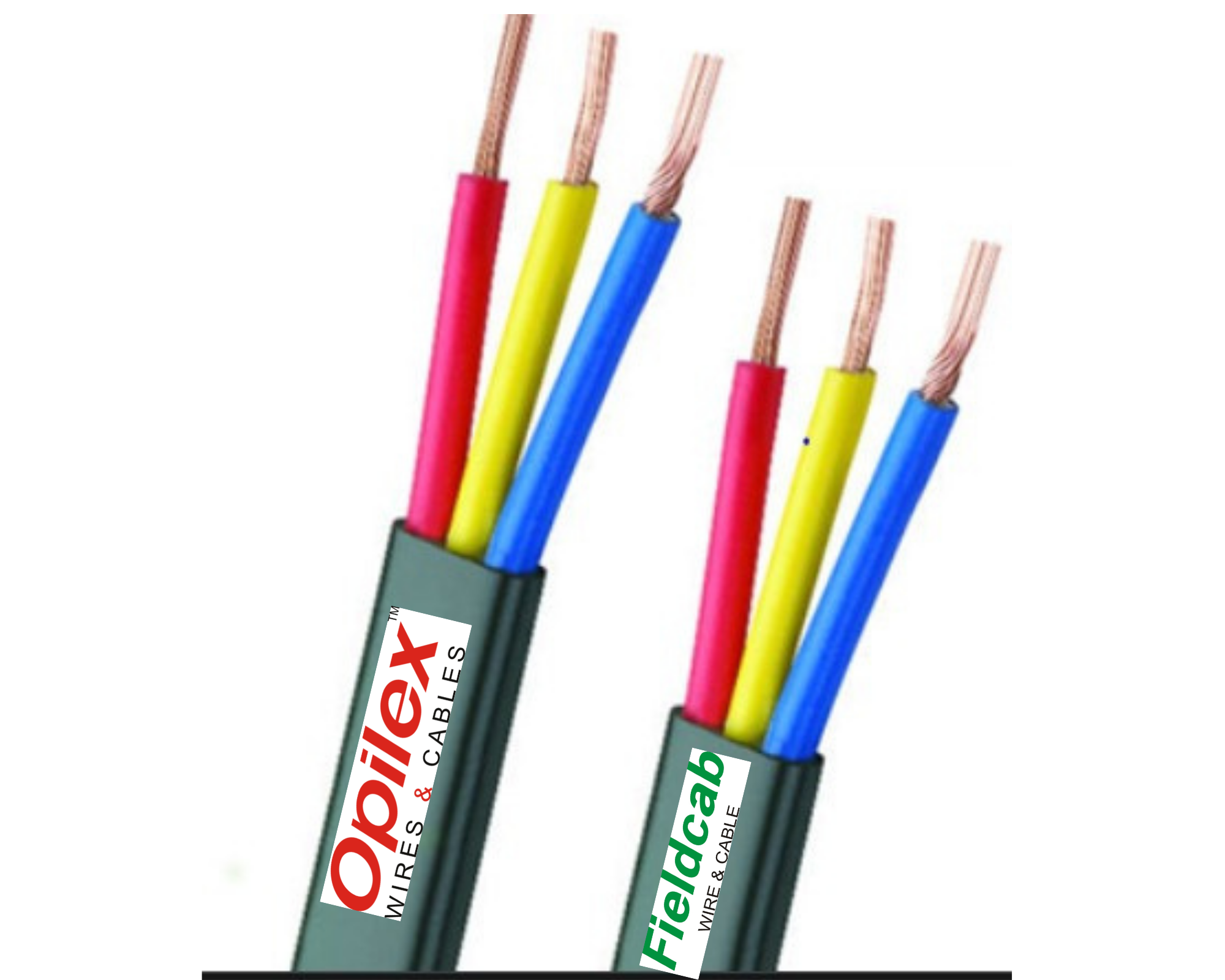 Submersible Flat Cable - Copper Conductor, Pvc Insulation, 500 Meter Length, Yellow Jacket Color | Applications: Industrial, Marine, Mining, Railway