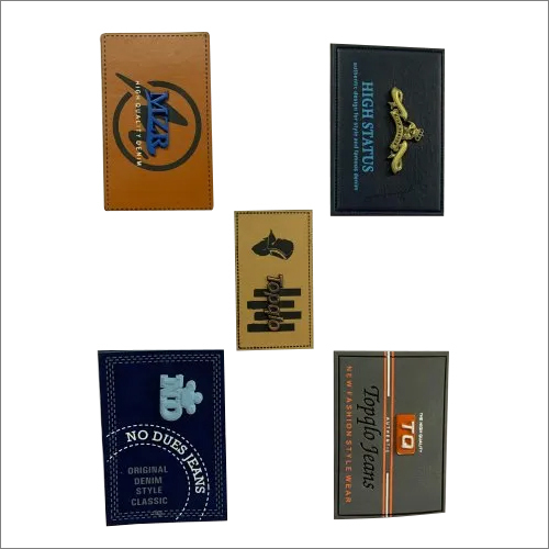 Denim Leather Patches - Customized Leather, Size As Per Requirement, Multicolor | Ideal for Jeans Applications