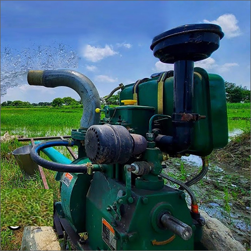 Diesel Engine Water Pump - Stainless Steel, Green Color | Agricultural Use, Innovative Technology for Versatile Applications