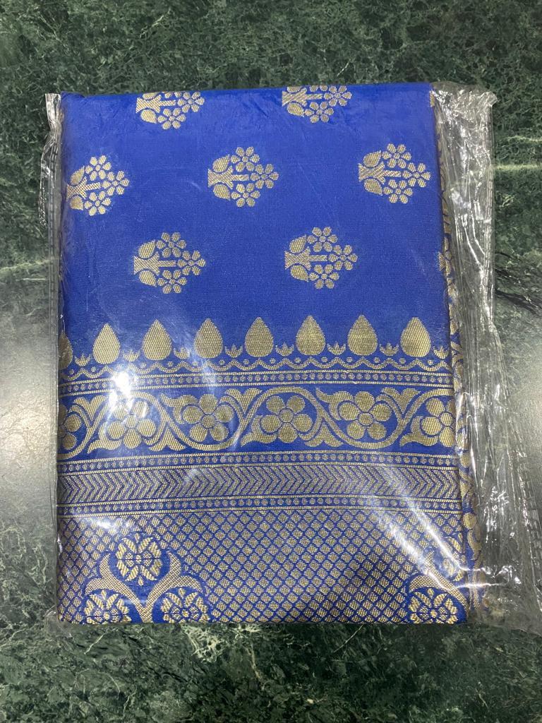 Banarasi Sarees - One Time Deals Collection With Blouse | Casual Washable Ethnic Wear, Customized Size, All Season Printed Pattern