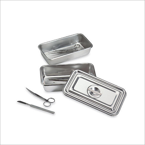 सिल्वर इंस्ट्रूमेंट ट्रे