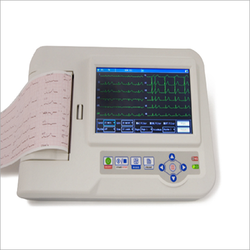 White Ecg  Machine 28Mm