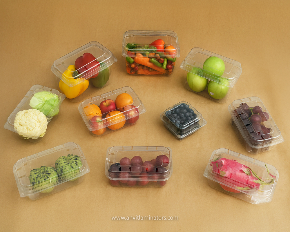 Fruits Plastic Packaging Box - Color: Transparent