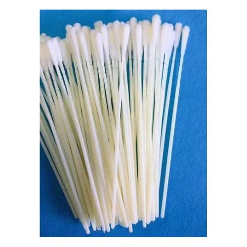 Nylon Oral Swab Accurex Biomedical - 6 Inches Long, Flexible Plastic Shaft, Individual Sterile Packaging | Ideal For Throat Sample Collection