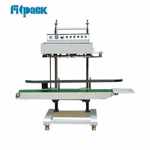 Continuous Band Sealer - Stainless Steel, 1500x600x1200mm | Sealing Width 10-50mm, 220V Power, Speed 1-10 m/min, CE Certified