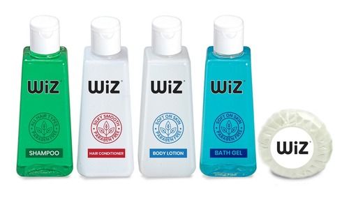 Wiz Hotel Kit Bath Gel Body Lotion Shampoo Hair Conditioner And Soap Shelf Life: 24 Months